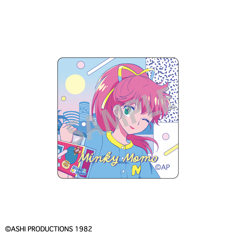 魔法の天使クリィミーマミ×魔法のプリンセスミンキーモモ_ガラスマグネット ミンキーモモ(変身後)A/レトロテイスト