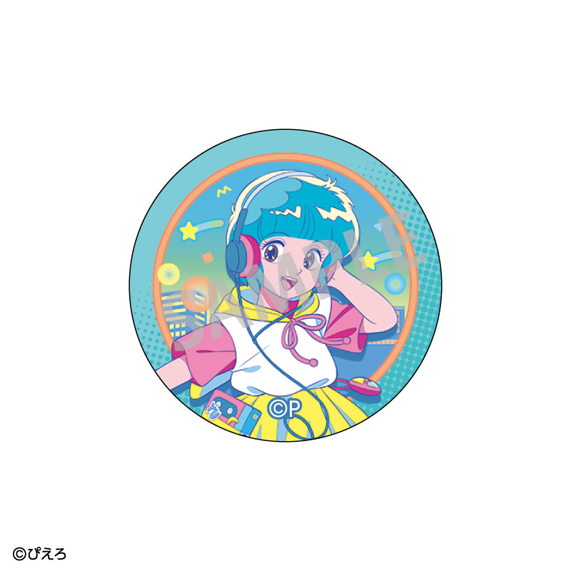 魔法の天使クリィミーマミ×魔法のプリンセスミンキーモモ_ガラスピンズ 森沢優/レトロテイスト