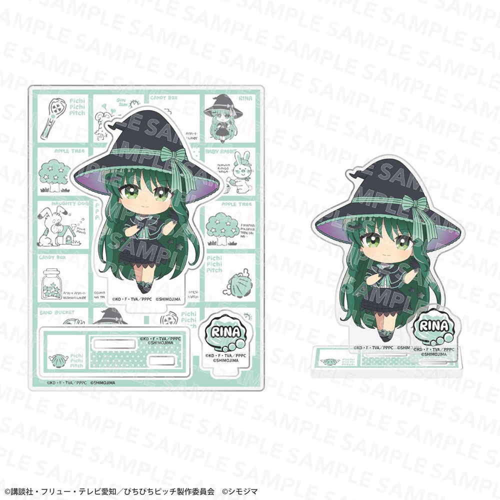 マーメイドメロディー ぴちぴちピッチ_アクリルスタンド シモジマコラボver. 洞院リナ