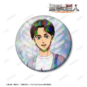 진격의 거인_신작 엘렌 시밀러 룩 ver. 제2탄 75mm 홀로그램 캔 배지