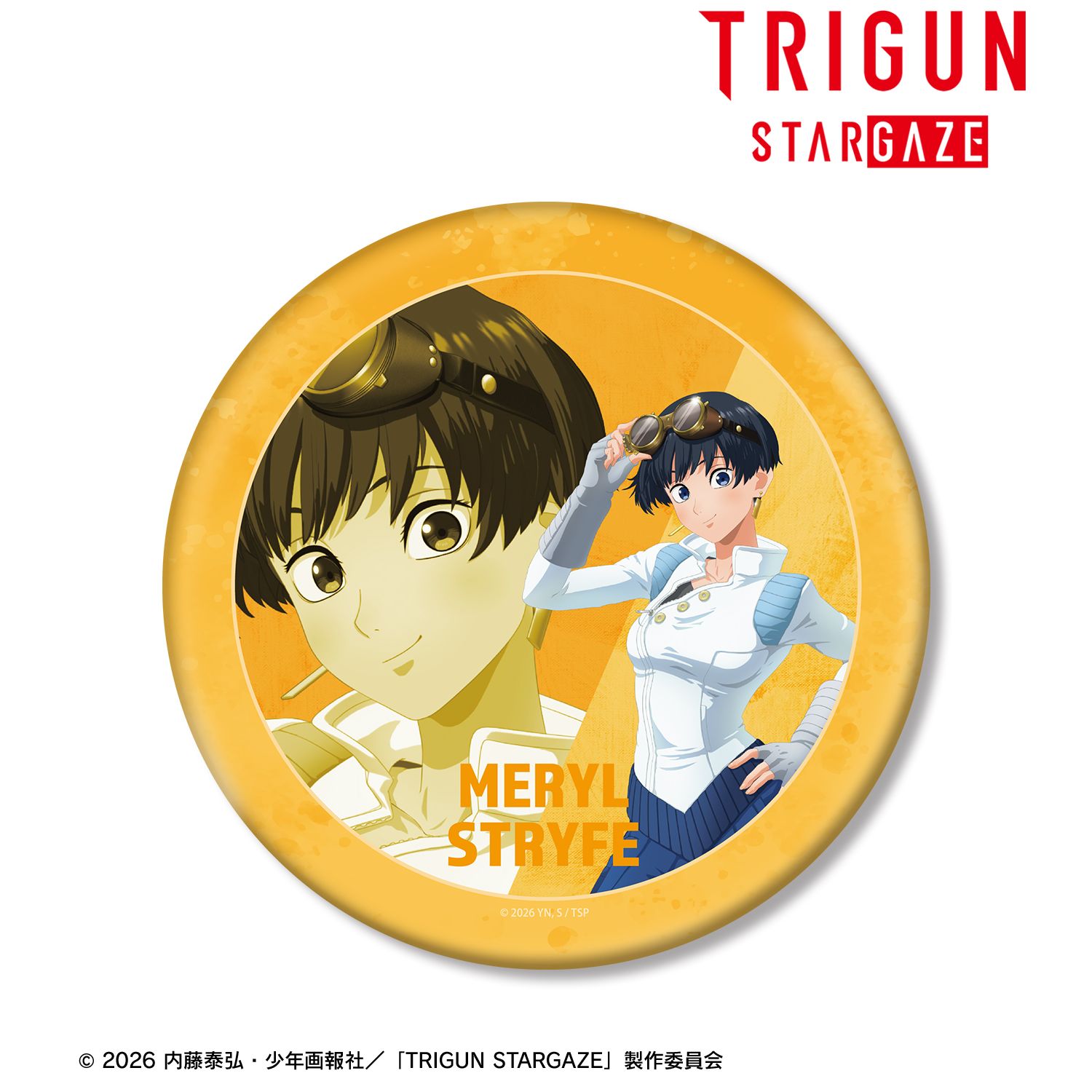 TRIGUN STARGAZE_メリル・ストライフ キャラクタービジュアル BIG缶バッジ