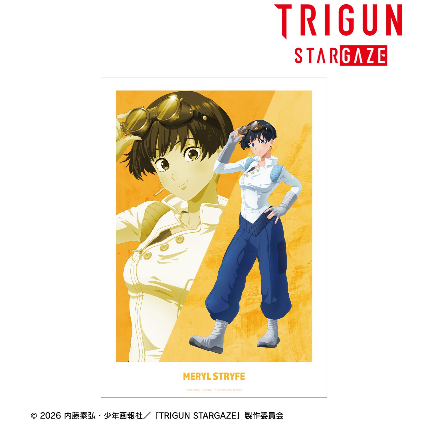 TRIGUN STARGAZE_メリル・ストライフ キャラクタービジュアル A3マット加工ポスター