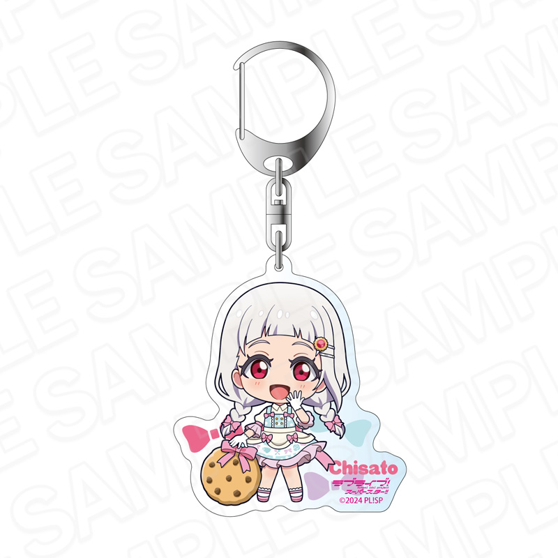 ラブライブ!スーパースター!!_アクリルキーホルダー 嵐 千砂都 ティータイム デフォルメ ver.