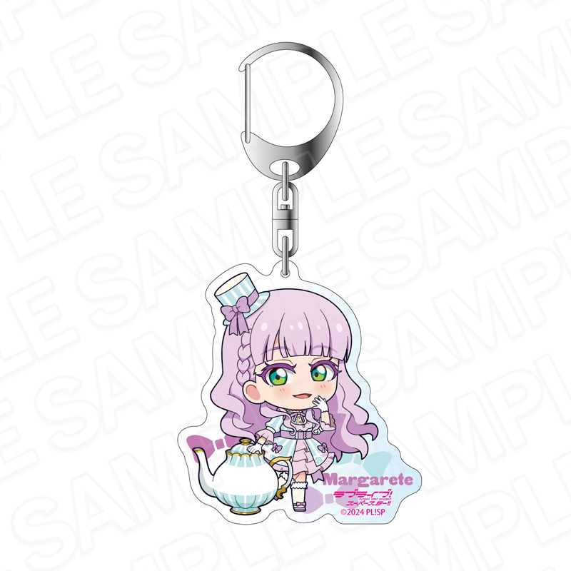 ラブライブ!スーパースター!!_アクリルキーホルダー ウィーン・マルガレーテ ティータイム デフォルメ ver.