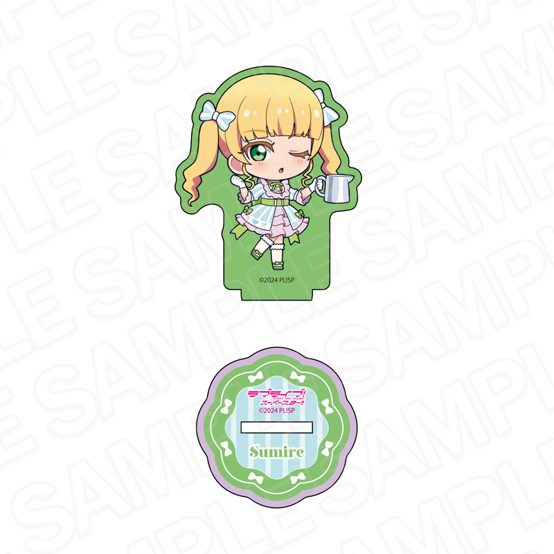 ラブライブ!スーパースター!!_ラメミニアクリルフィギュア 平安名すみれ ティータイム デフォルメ ver.