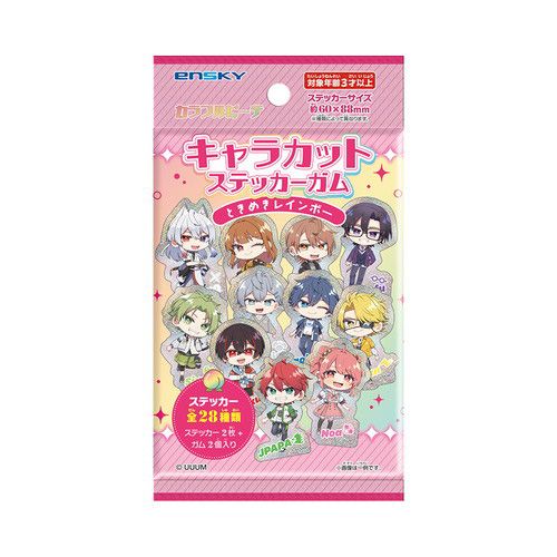 カラフルピーチ_【食玩】キャラカットステッカーガム ときめき