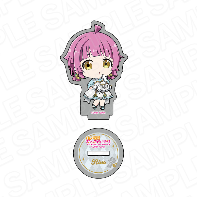 ラブライブ!虹ヶ咲学園スクールアイドル同好会_ラメミニアクリルフィギュア 天王寺璃奈 ティータイム デフォルメ ver.