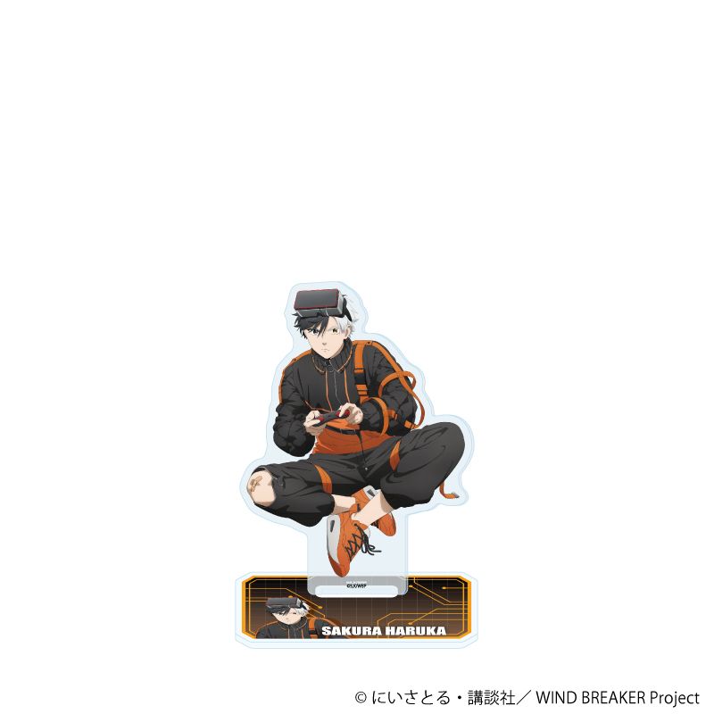 【未開封】WIND BREAKER 描き下ろし アクスタ＆缶バッジ 18点 WIND BREAKER_アクリルスタンド19/桜 遥(描き下ろしイラスト) | WIND