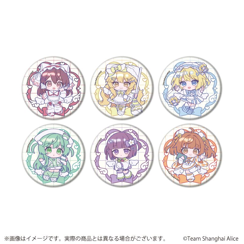 東方Project_缶バッジ10/天使界隈ver.コンプリートセット(全6種