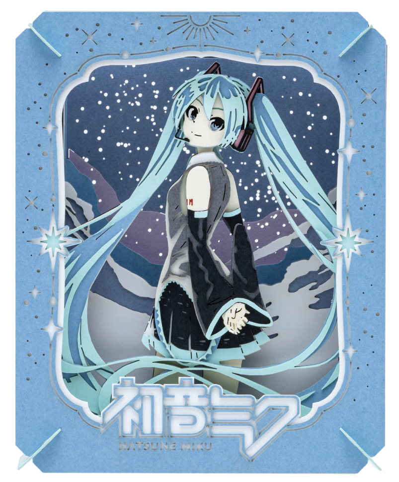 初音ミク_ペーパーシアター PT-407 夜空を見上げて