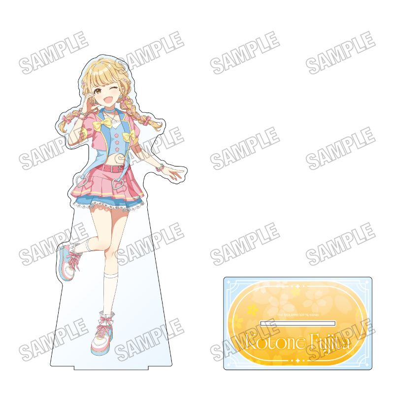 学園アイドルマスター_描き下ろしBIGアクリルスタンドLL【サクライロver.】 3藤田ことね