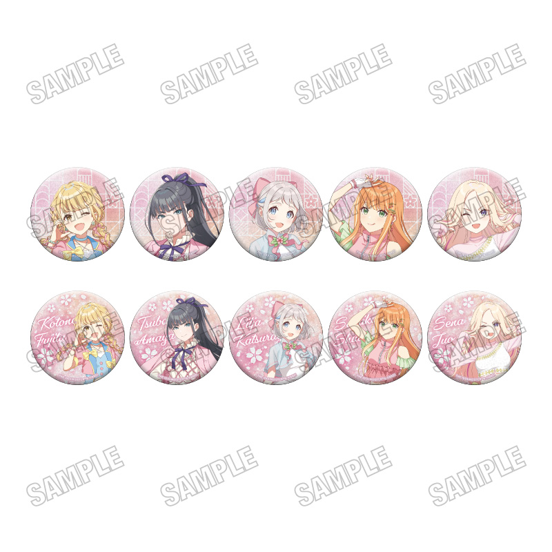 学園アイドルマスター_描き下ろし缶バッジコレクション【サクライロver.】vol.3　【コンプリートBOX／10個入り】