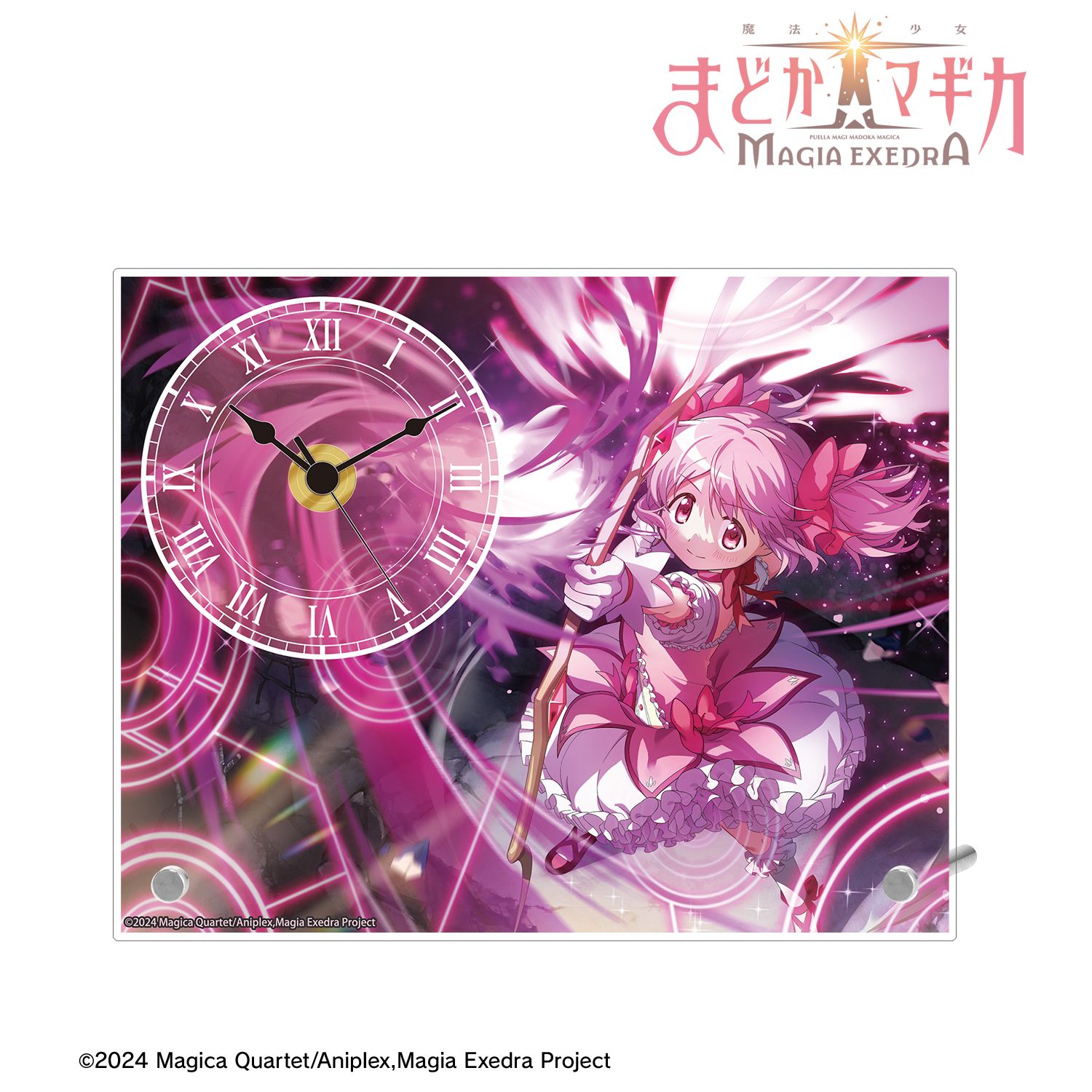 魔法少女まどか☆マギカ Magia Exedra_鹿目まどか アクリルスタンド時計