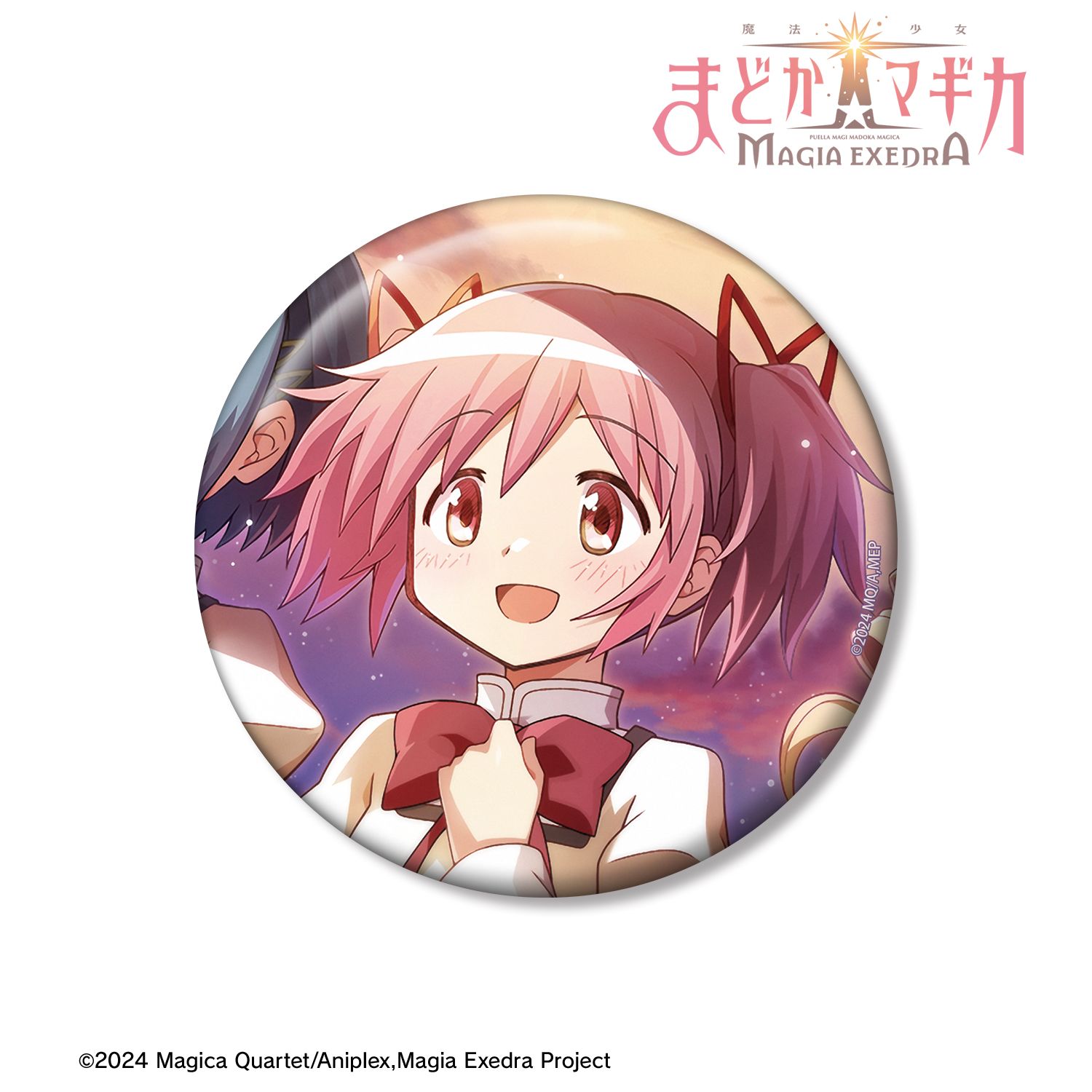 魔法少女まどか☆マギカ Magia Exedra_わたしたちの守るべき町 鹿目まどか 100mm缶バッジ