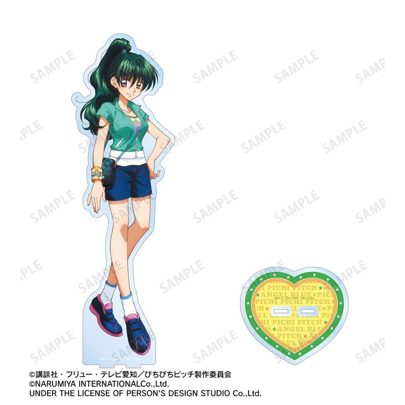 ぴちぴちピッチ_ANGEL BLUEコラボ 描き下ろし 洞院 リナ 特大アクリル