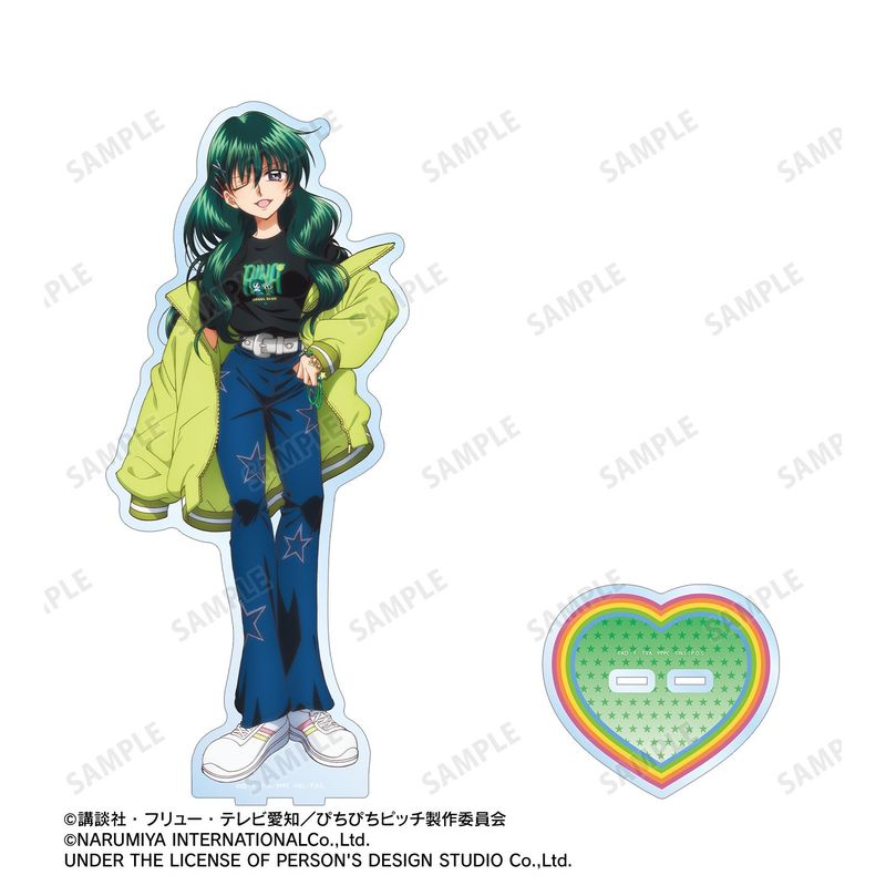 ぴちぴちピッチ_ANGEL BLUEコラボ 描き下ろし 洞院 リナ 特大アクリル
