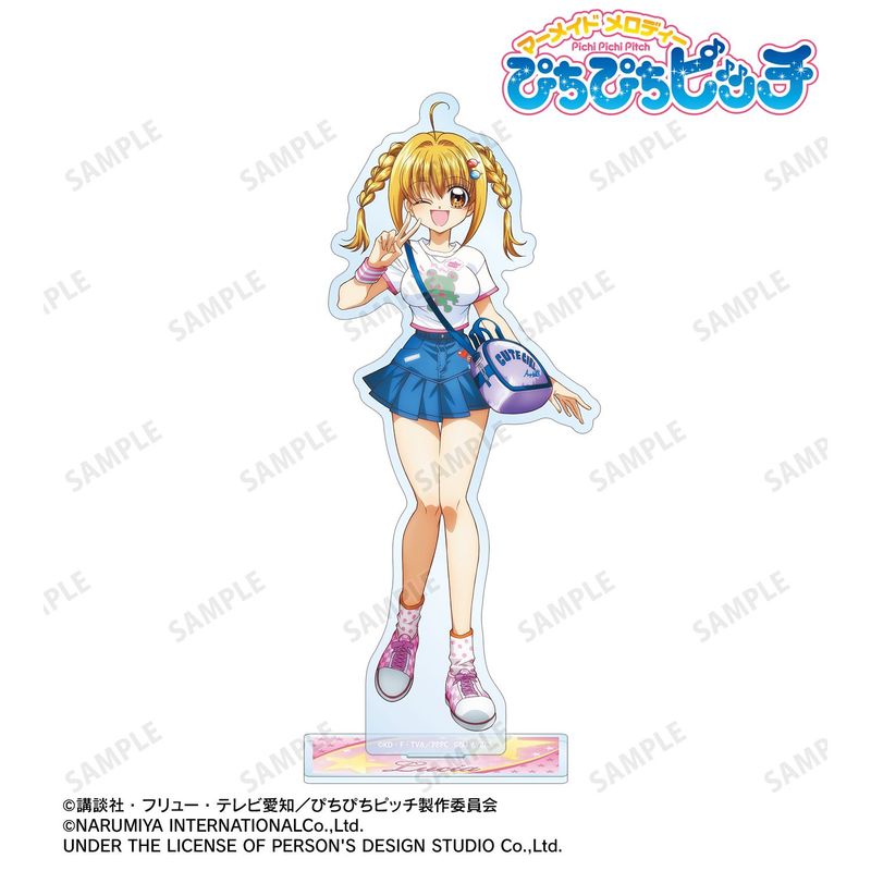 ぴちぴちピッチ_ANGEL BLUEコラボ 描き下ろし 七海 るちあ BIGアクリル