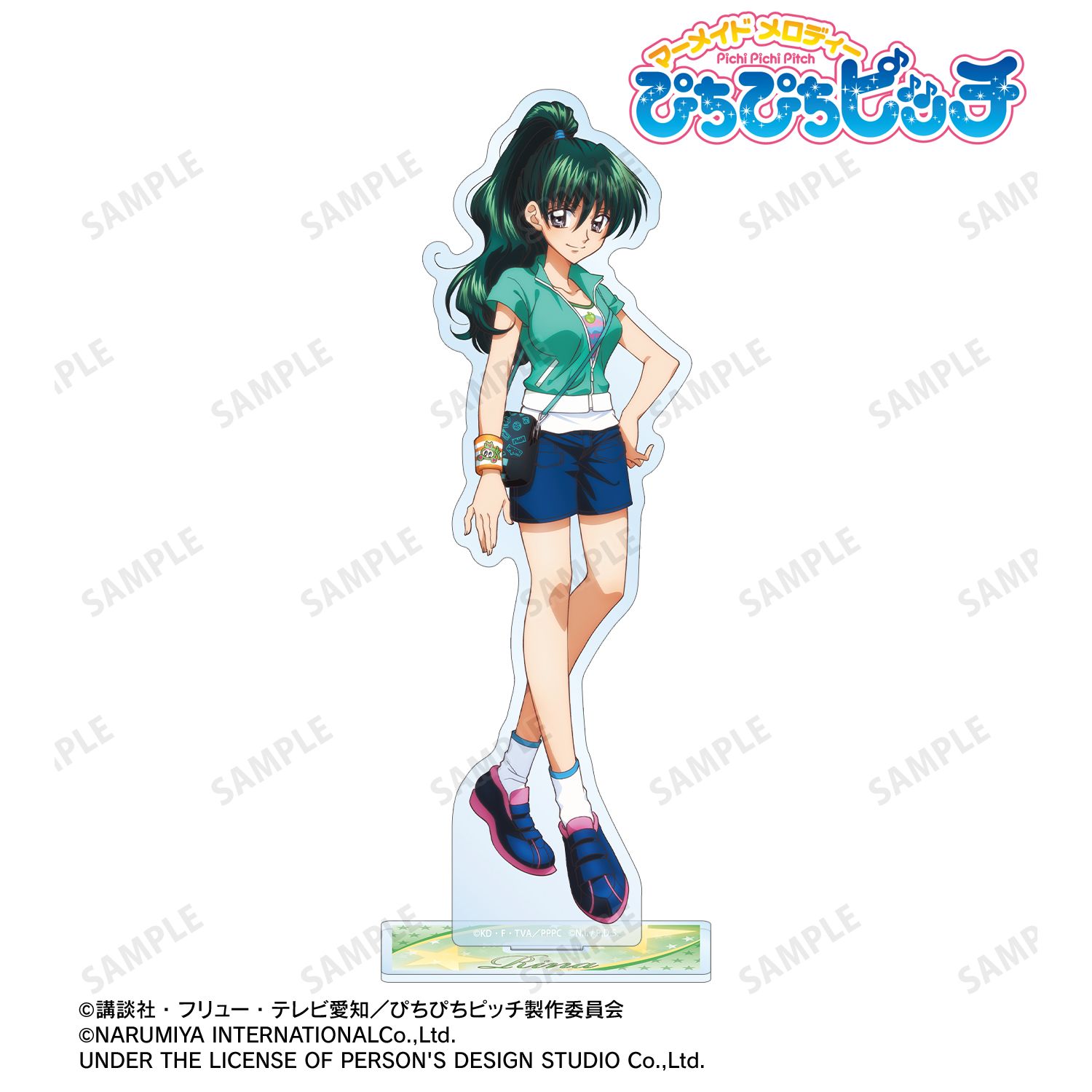 ぴちぴちピッチ_ANGEL BLUEコラボ 描き下ろし 洞院 リナ BIGアクリル