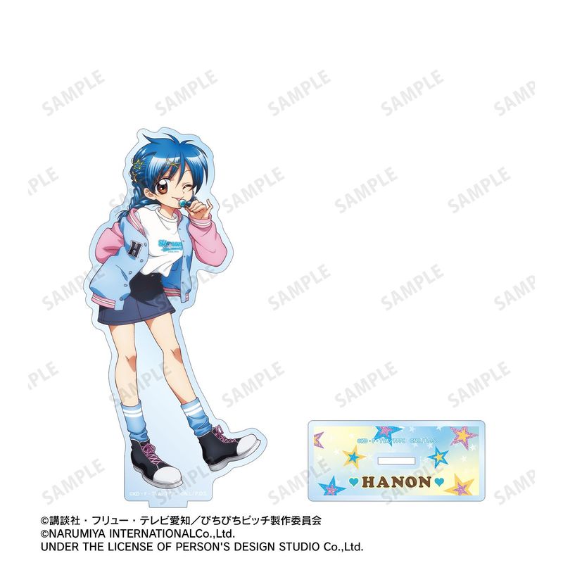 ぴちぴちピッチ_ANGEL BLUEコラボ 描き下ろし 宝生 波音 BIGアクリル