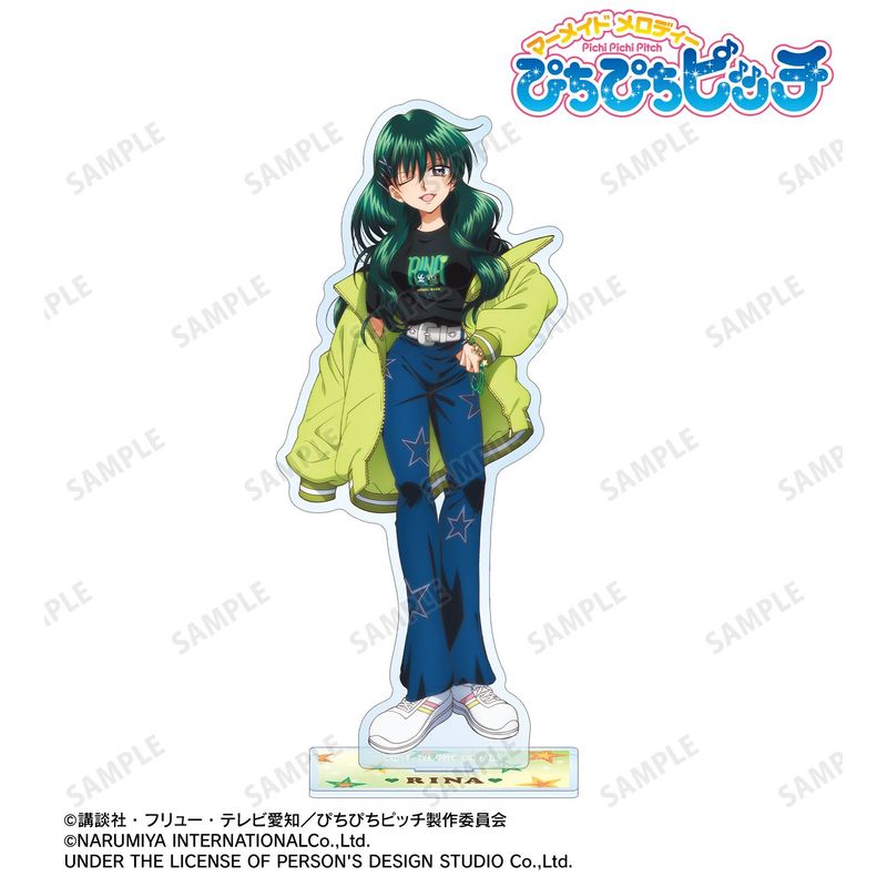 ぴちぴちピッチ_ANGEL BLUEコラボ 描き下ろし 洞院 リナ BIGアクリル