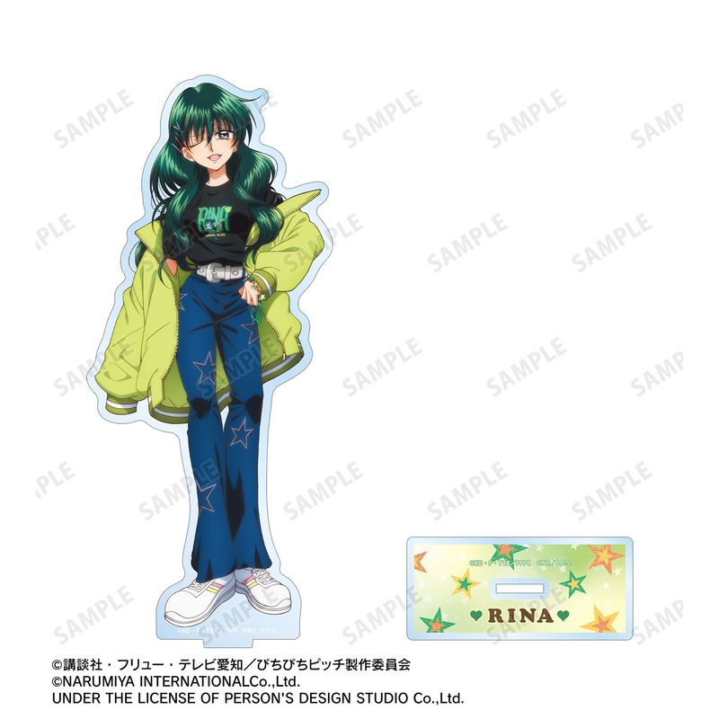 ぴちぴちピッチ_ANGEL BLUEコラボ 描き下ろし 洞院 リナ BIGアクリル