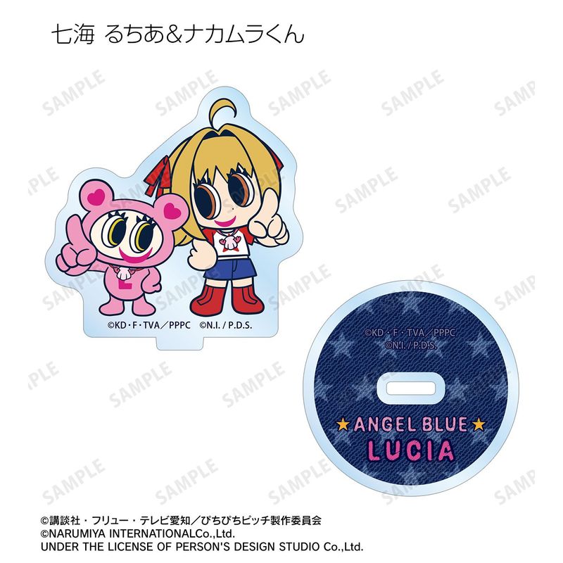 ぴちぴちピッチ_ANGEL BLUEコラボ トレーディングアクリルスタンド