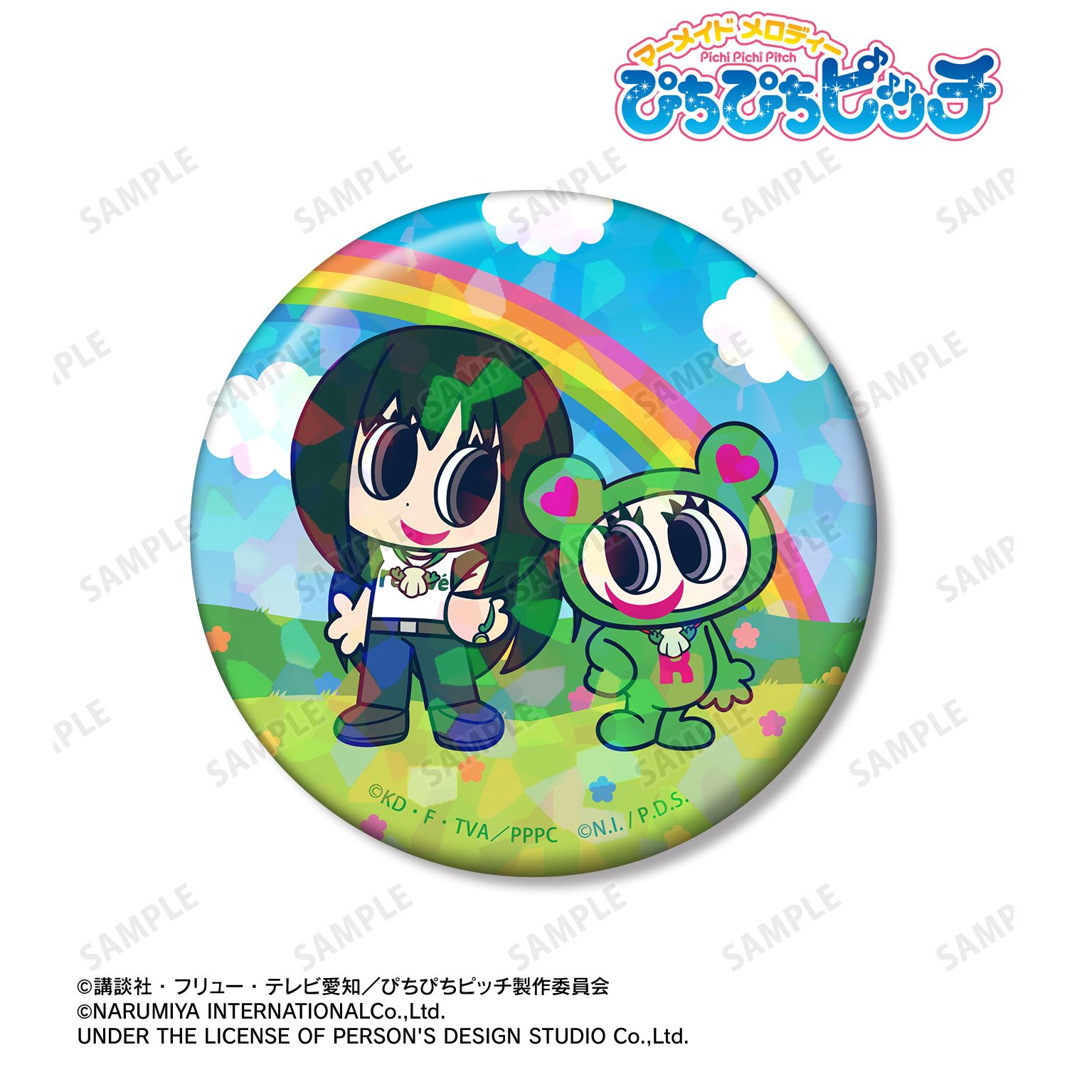 ぴちぴちピッチ_ANGEL BLUEコラボ 洞院 リナ&ナカムラくん 75mm