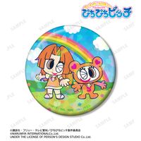 ぴちぴちピッチ_ANGEL BLUEコラボ 星羅&ナカムラくん 75mmホログラム缶