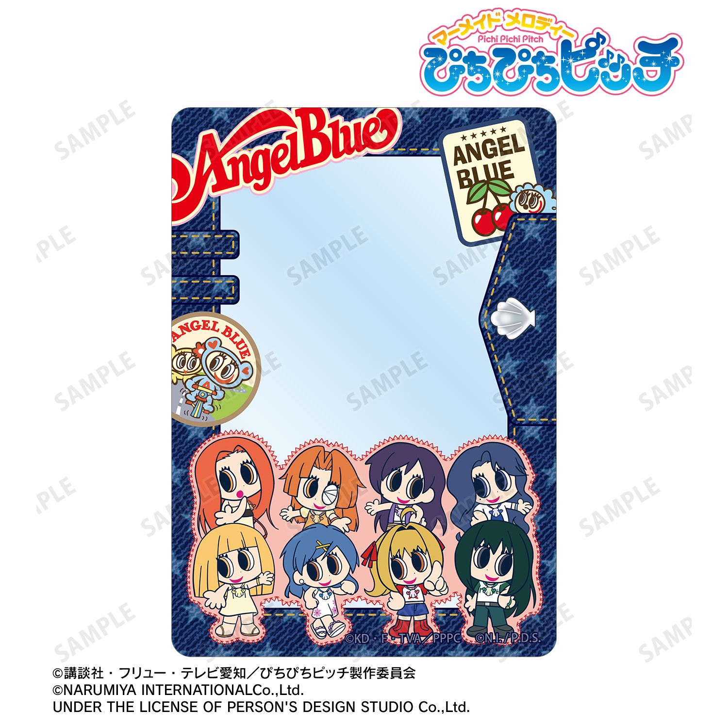 ぴちぴちピッチ_ANGEL BLUEコラボ 集合 B8硬質ケース ver.B