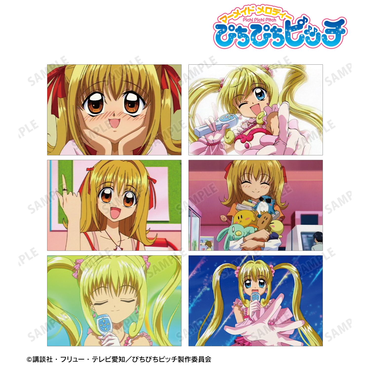 ぴちぴちピッチ_七海 るちあ 場面写ポストカード6枚セット