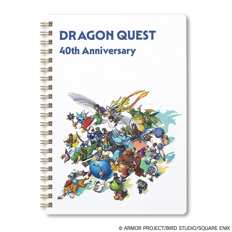 ドラゴンクエスト　メタルキーリング　ドラゴンクエストウォーク　ノートブック　新品 ドラゴンクエスト_リングノート 40周年記念Ver. | ドラゴンクエスト