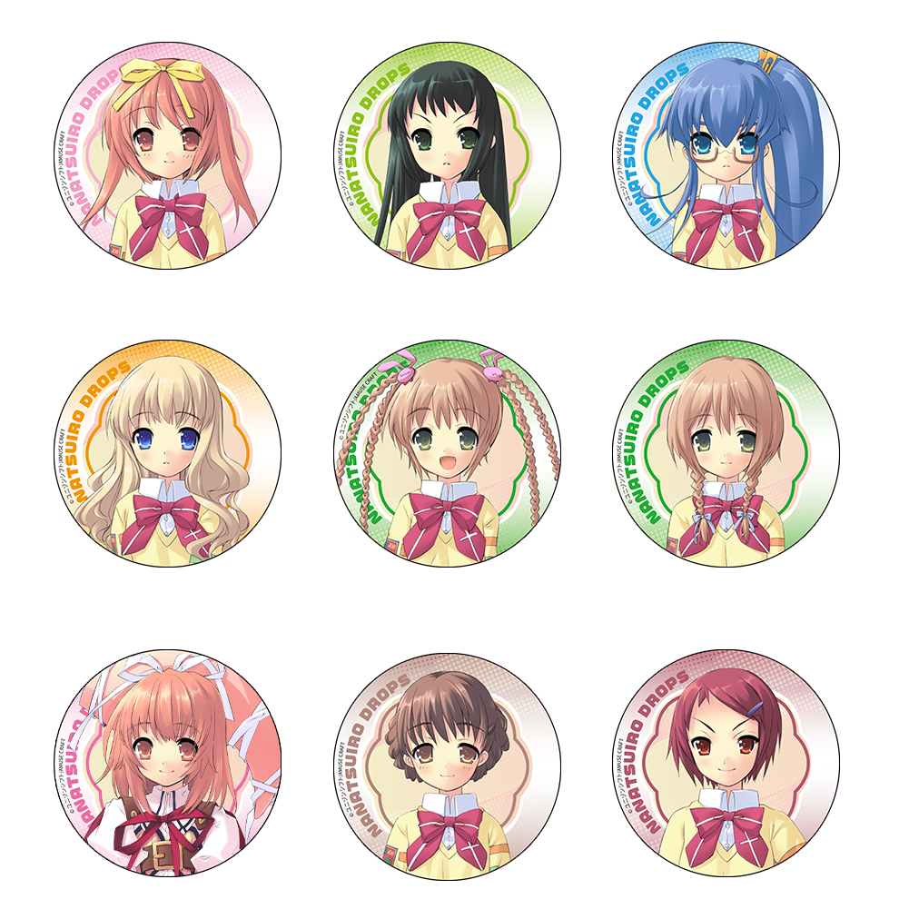 ななついろ★ドロップス_トレーディング缶バッジ 　【BOX／9個入り】