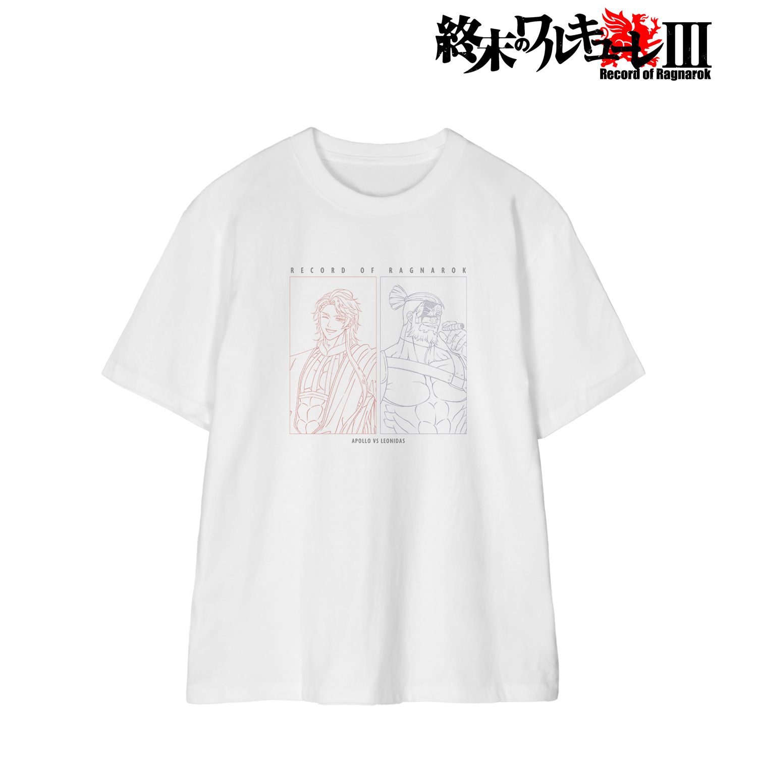 終末のワルキューレIII_サイズ/L_アポロン&レオニダス王 Teeユニセックス