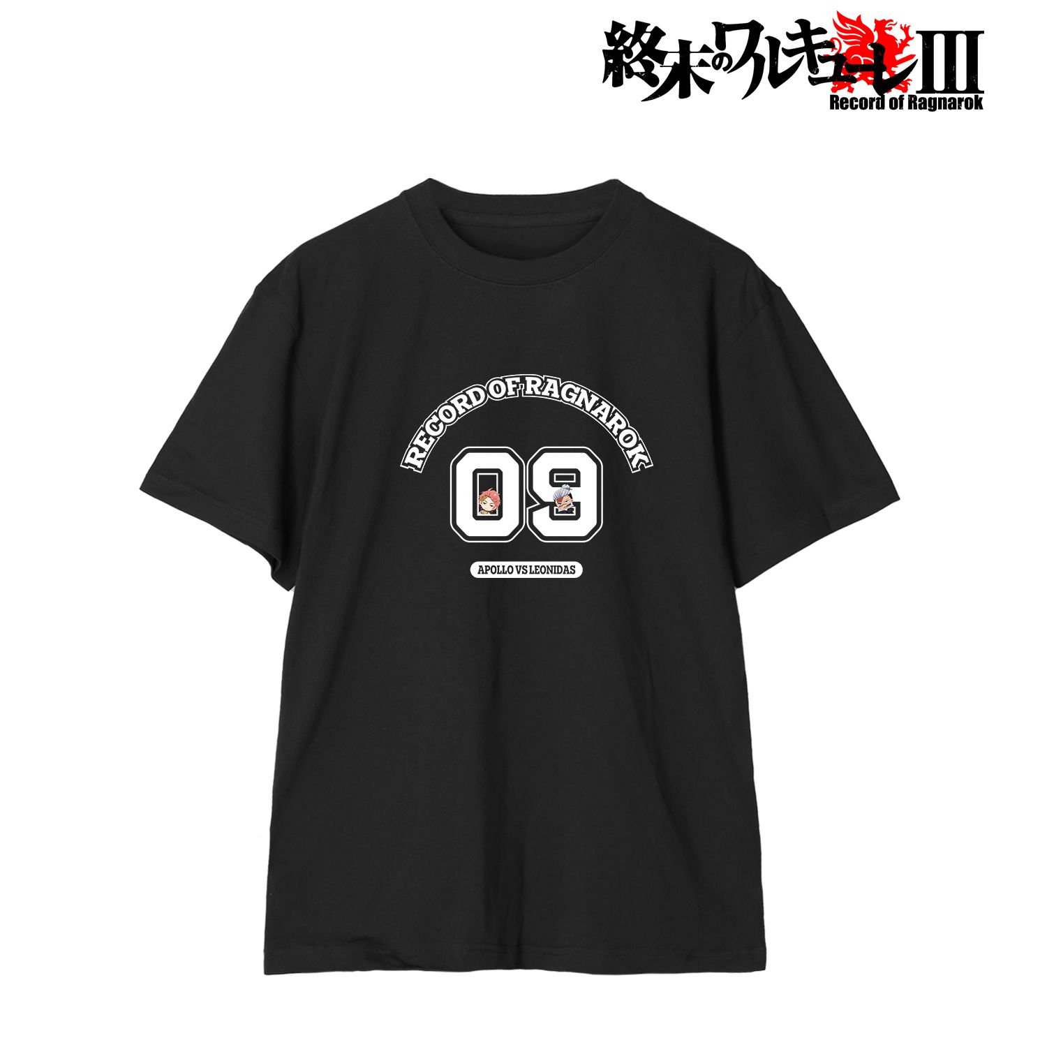 終末のワルキューレIII_サイズ/M_アポロン&レオニダス王 ちびキャラ Teeユニセックス