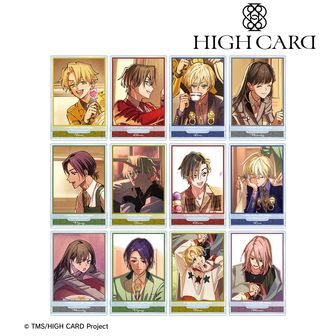 HIGH CARD_トレーディング エンディングイラスト ホログラム缶バッジ