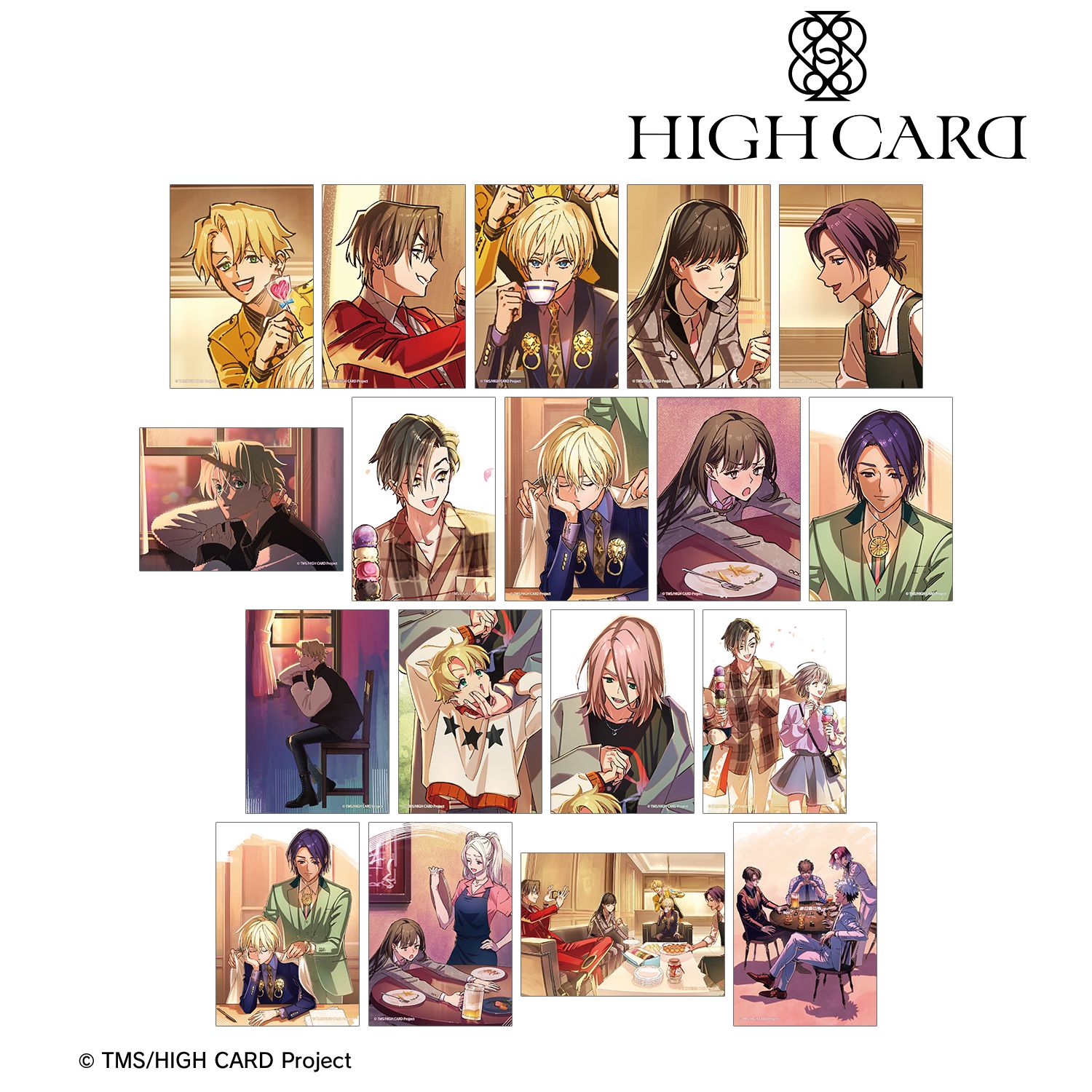 HIGH CARD_トレーディング エンディングイラスト ブロマイド(単位/コンプリートBOX/18パック入り)