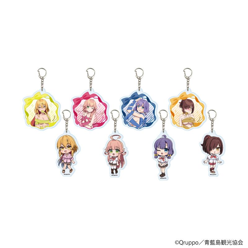 ぬきたし グッズ まとめ売り1 ぬきたし THE ANIMATION_アクリルキーホルダー01/コンプリートセット