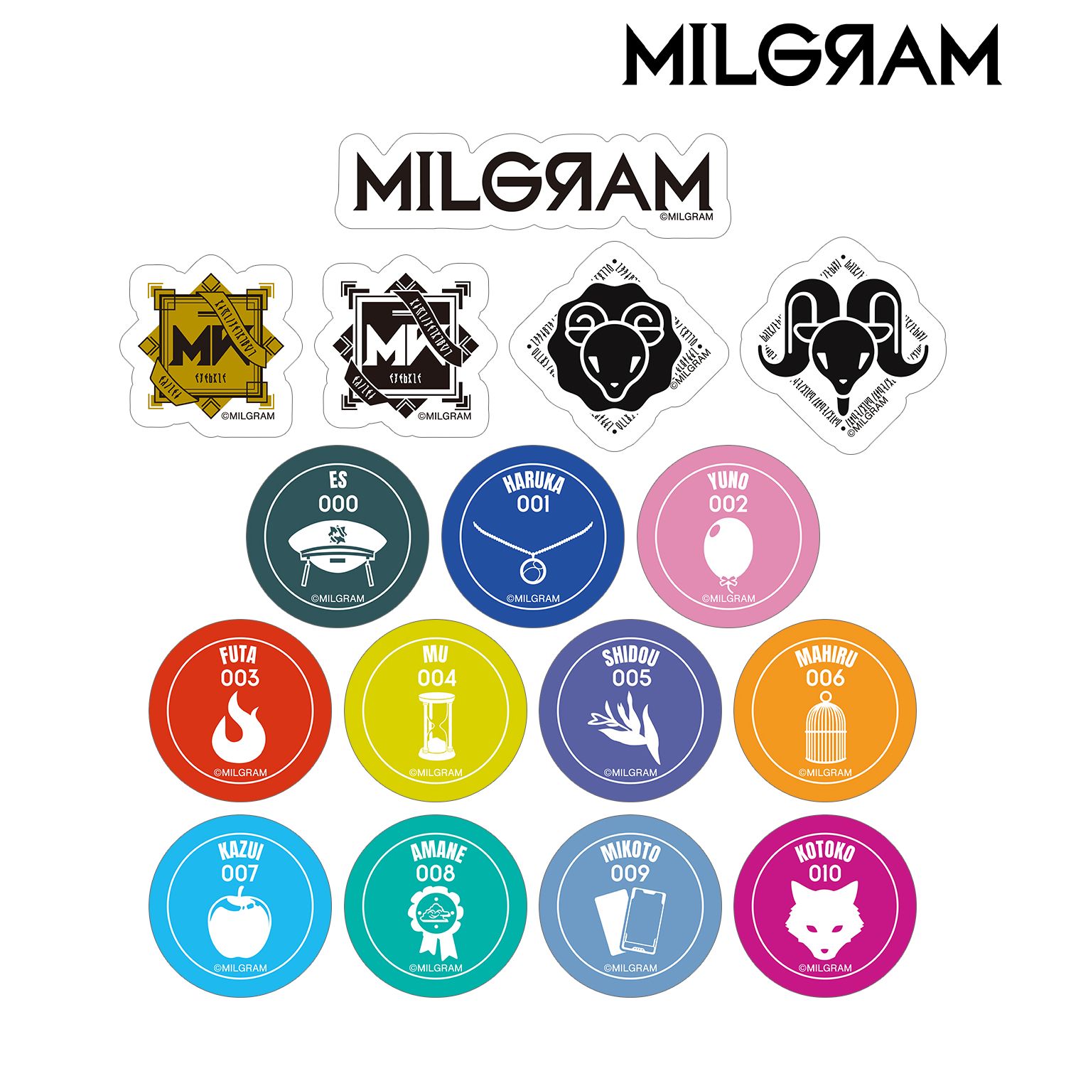 MILGRAM -ミルグラム-_フレークシール | j-hobby Collection