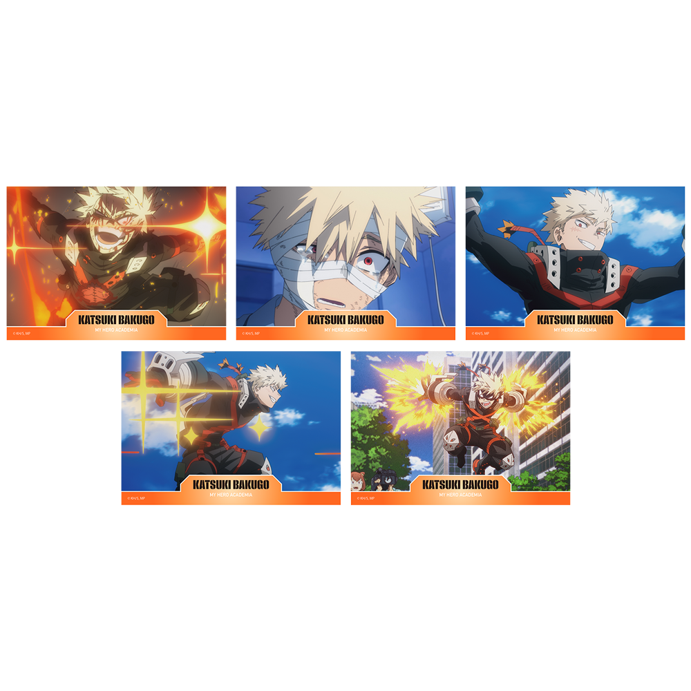 僕のヒーローアカデミア_ブロマイドセット／FINAL SEASON 5枚入り 爆豪