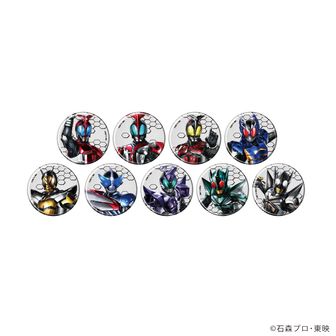 仮面ライダー電王_トレーディング刺繍缶バッジ[ギンガムパステル