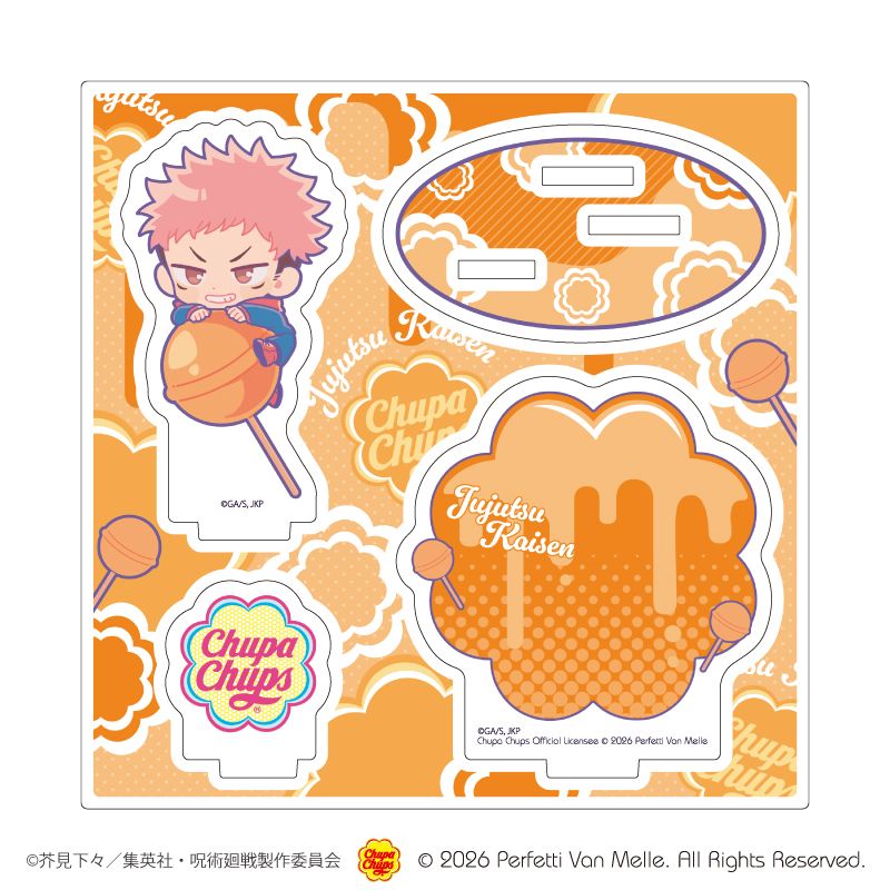呪術廻戦×チュッパチャプス_アクリルスタンドプレート01/虎杖 悠仁