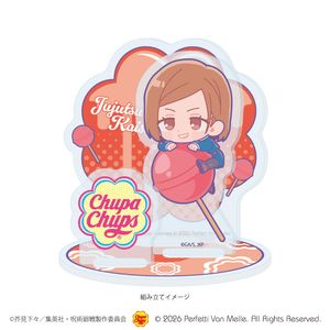 주술회전×추파 챕스_아크릴스탠드플레이트 03 / 쿠시 자키 노 장미 (콜라보레이션 일러스트)