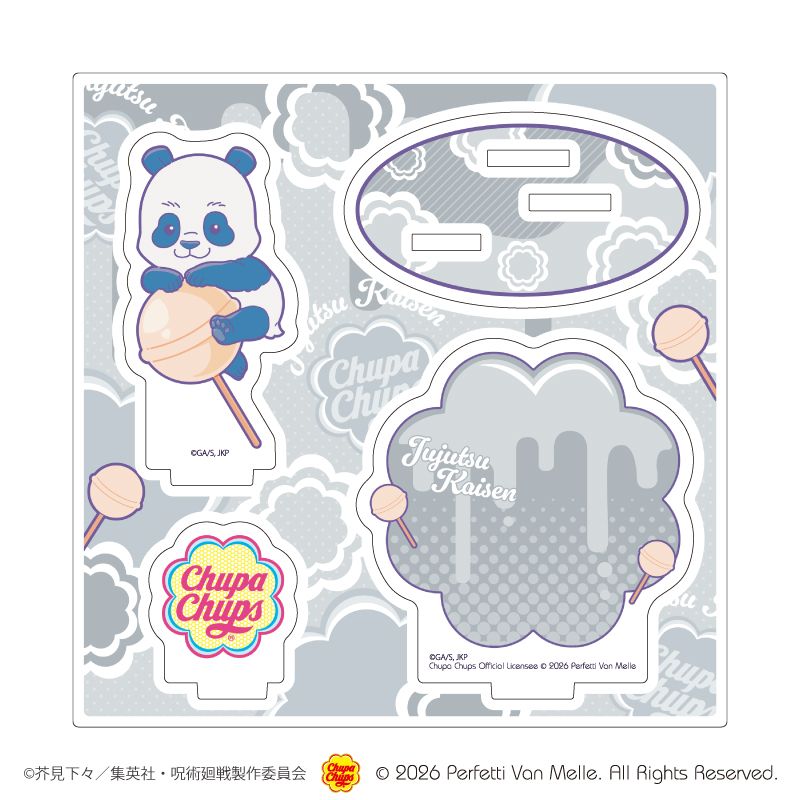 呪術廻戦×チュッパチャプス_アクリルスタンドプレート06/パンダ(コラボ
