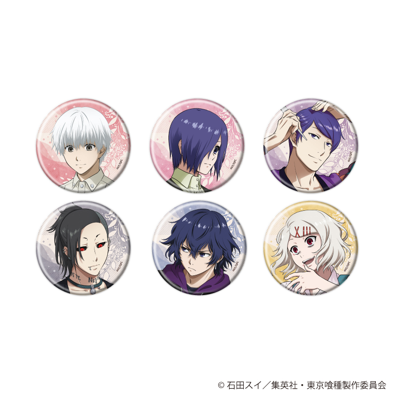 東京喰種_缶バッジ05/日常ver. コンプリートセット(全6種)(描き下ろし