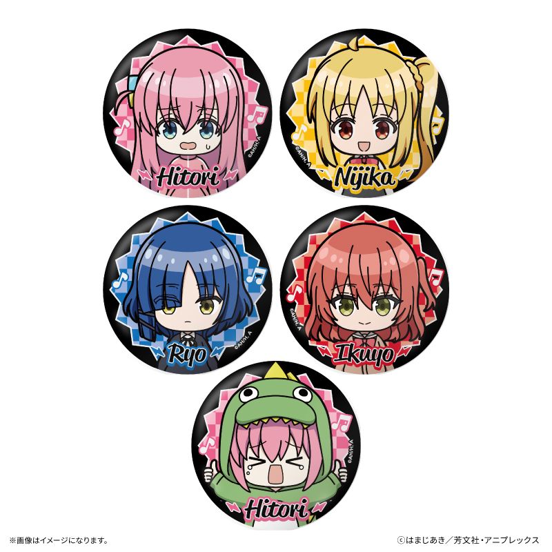 ぼっち・ざ・ろっく！　ぼざろ　コミケ　C106 缶バッジ　コンプリートセット ぼっち・ざ・ろっく！_トイシリーズ トレーディング缶バッジ 【全5種