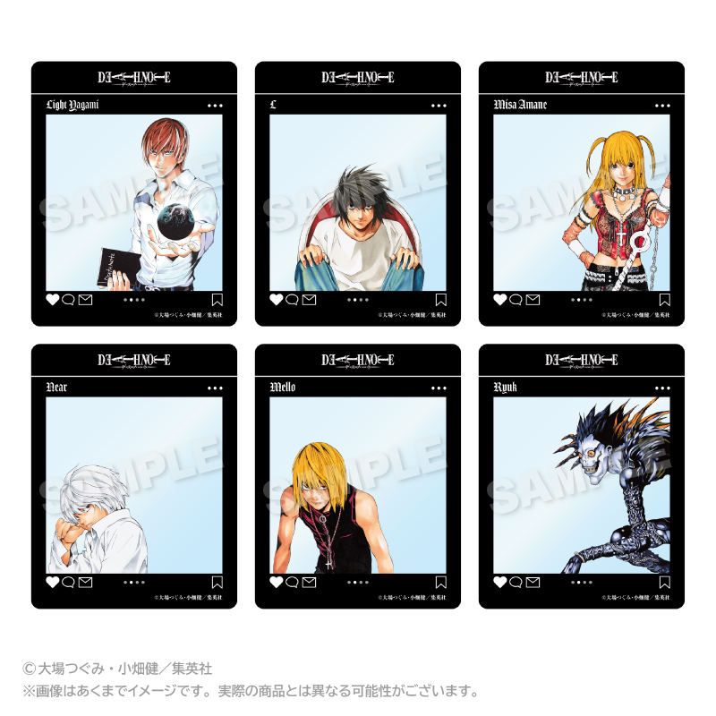 DEATH NOTE_トレーディングSNS風クリアカード2 【BOX／6パック入り