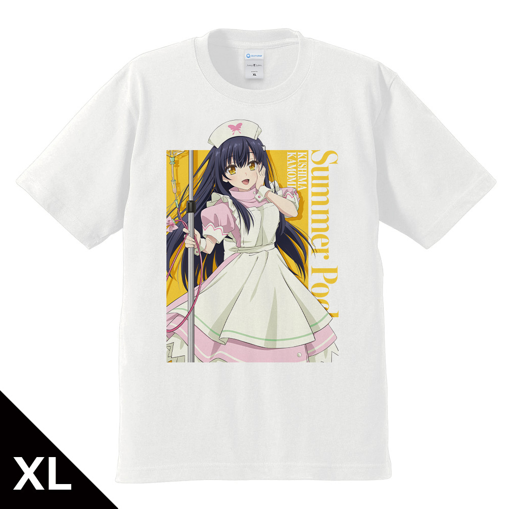 Summer Pockets_XLサイズ_Tシャツ 久島 鴎 ナースメイドver. 【描き下ろし】