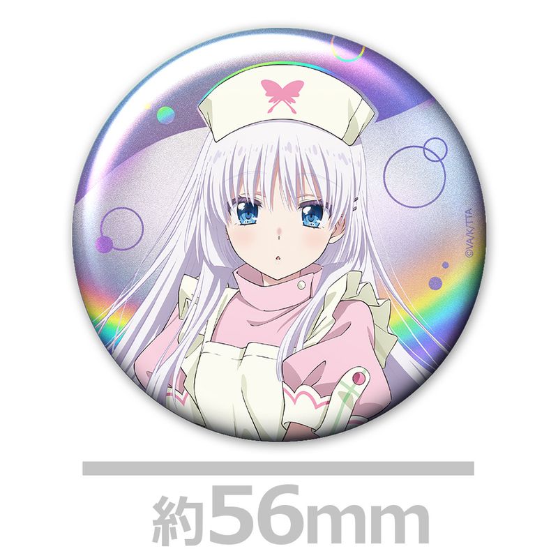 Summer Pockets_ホログラム缶バッジ4個セット しろは＆蒼＆鴎＆紬