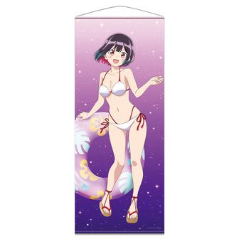 ばっどがーる_描き下ろしB2タペストリー(瑠璃葉るら/メイド水着)W