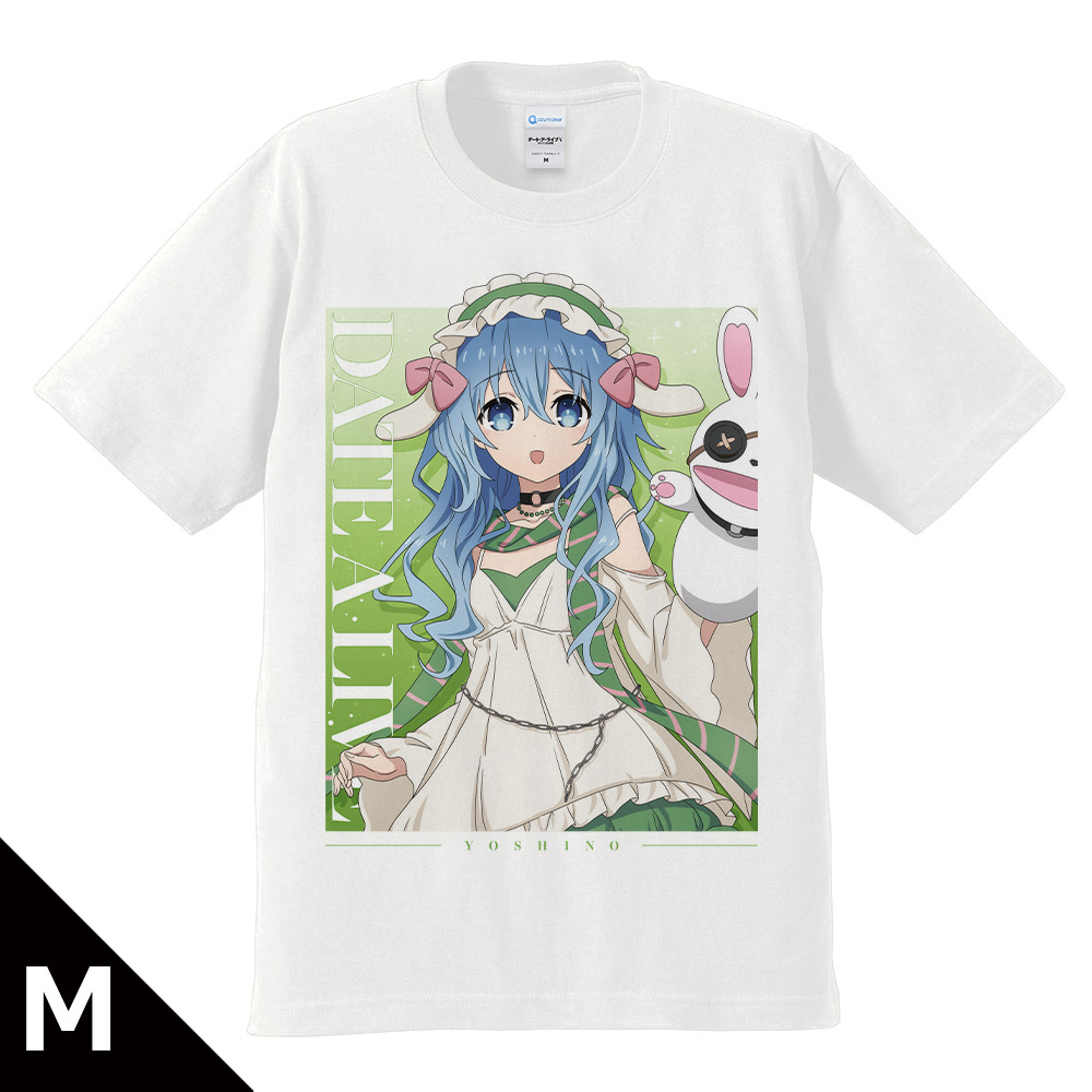 デート・ア・ライブV_Mサイズ_Tシャツ 四糸乃 ゴシックパンク ホワイトver. 【描き下ろし】